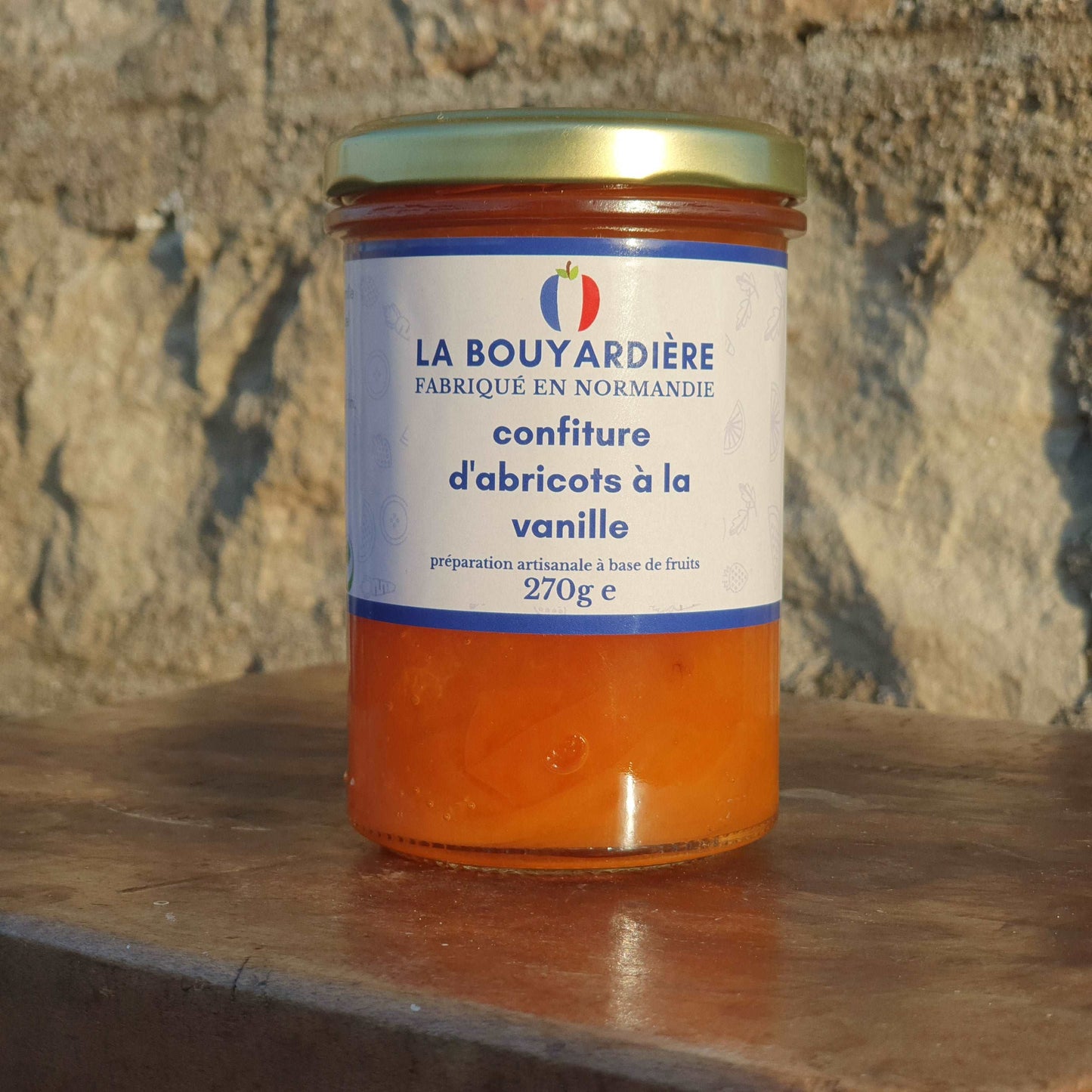 Confiture d'abricot vanille 260g