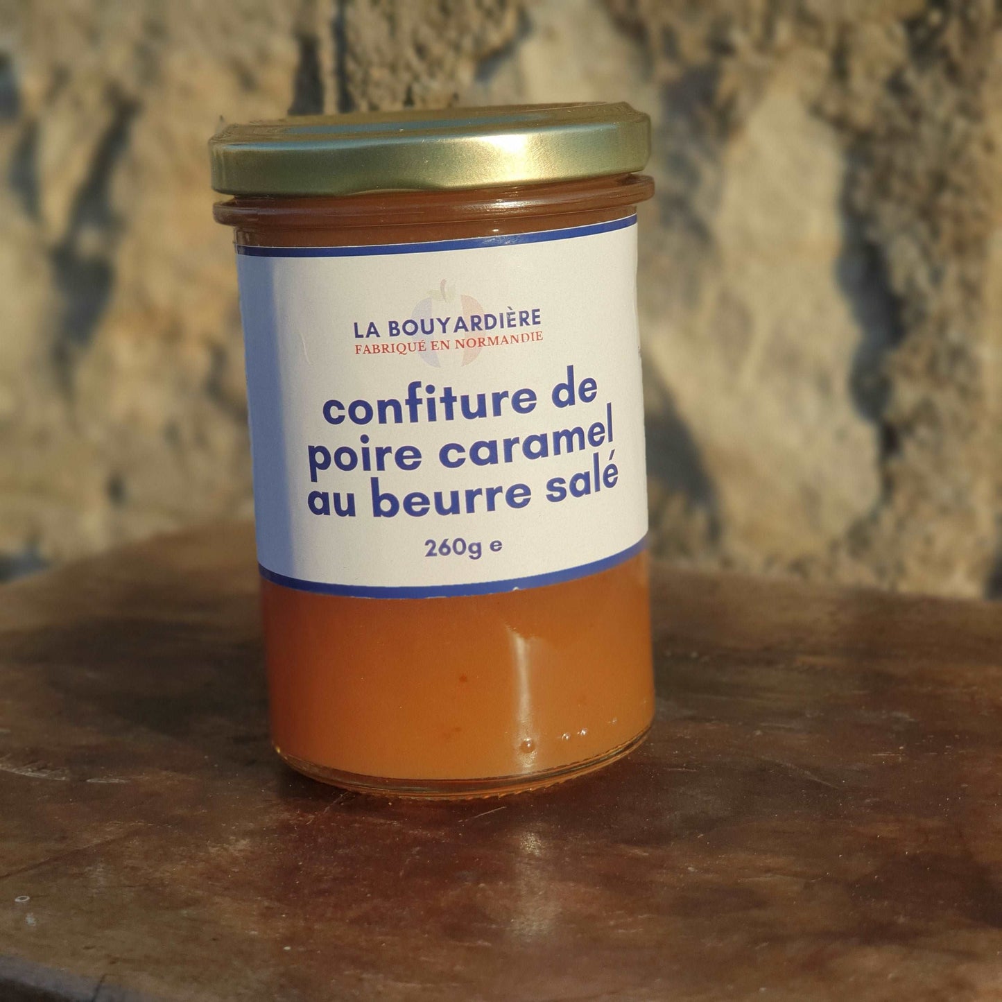 Confiture de poire au beurre salé 260g