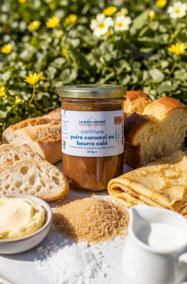 Confiture de poire caramel au beurre salé 260g