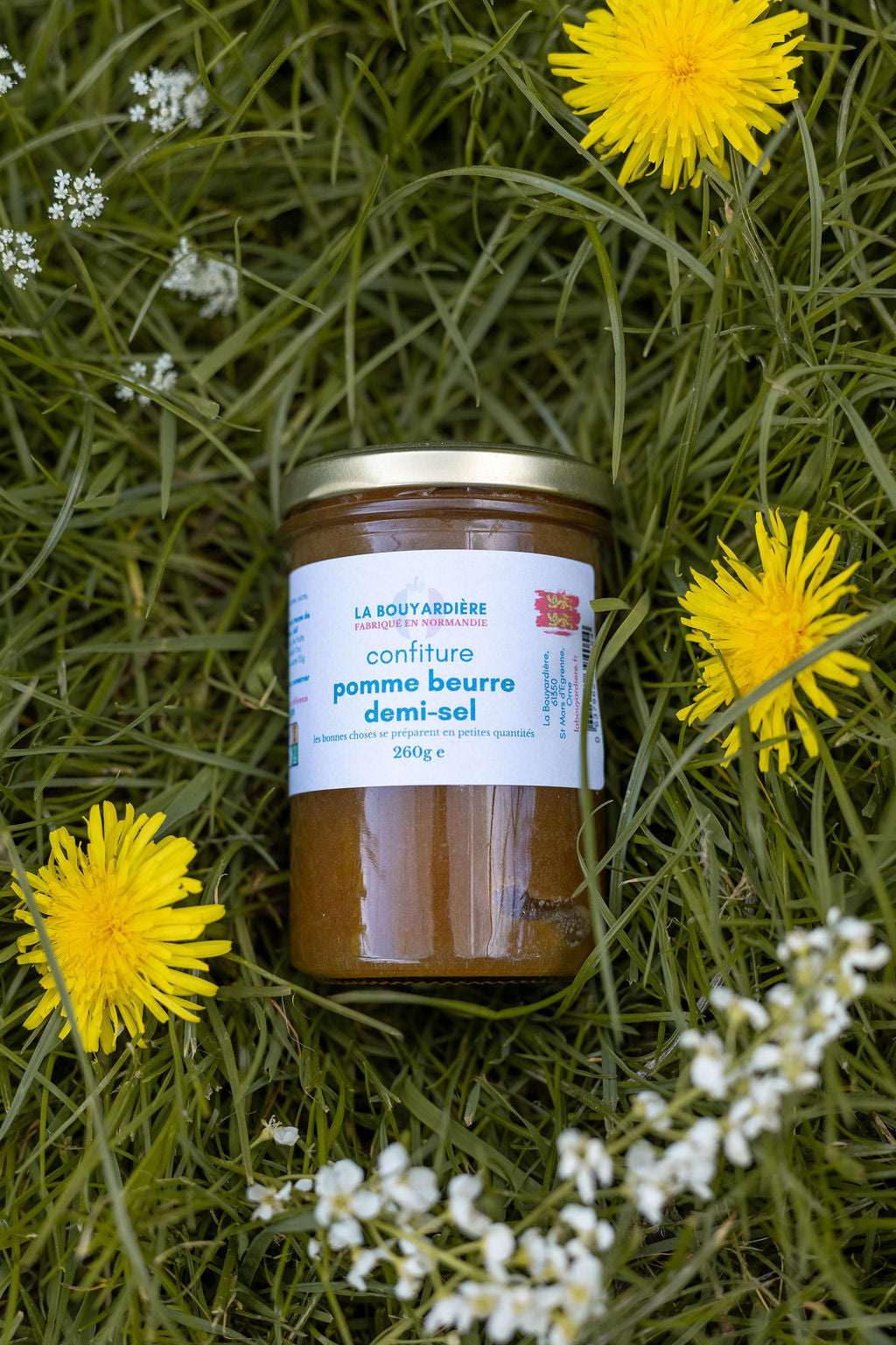 Confiture de pomme au beurre demi-sel 260g