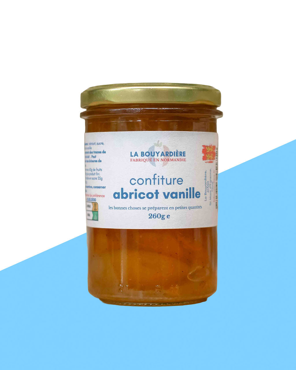 Confiture d'abricot à la vanille 260g